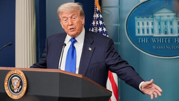 NextImg:Trump Urges Swift Action Oon Tax Bill As Republicans Reach Tentative SALT Deal