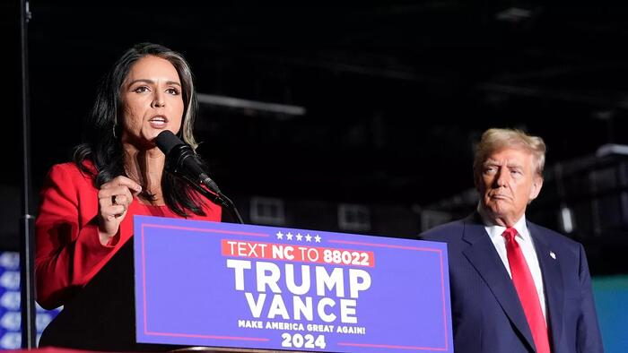 NextImg:Trump Swipes At Tulsi On Iran Nuke Contradictory Intel: 'I Don't Care What She Said'
