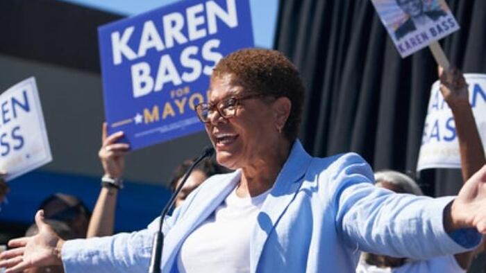 NextImg:LA Mayor Bass Says If ICE Raids Persist, There'll Be 'Nobody' Left To Nanny The Kids Or Mow The Lawns