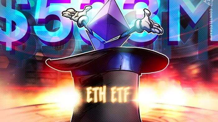 NextImg:Spot Ether ETFs Attract $533M, Extend 13-Day Inflow Streak To Over $4B