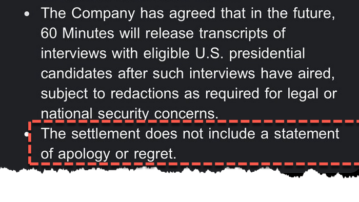 NextImg:Paramount Settles Trump's '60 Minutes' Lawsuit With $16M Payment - No Apology Issued
