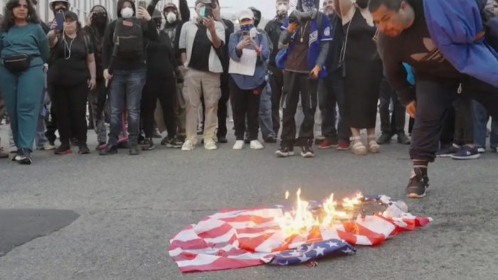 NextImg:US Patriotism Among Democrats Crashes As Marxist Demands Grow Louder