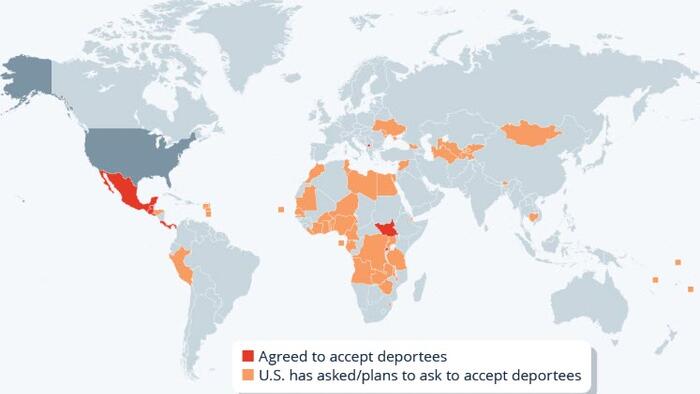 NextImg:Where Trump Wants To Send Deportees Under The Third-Country Deal