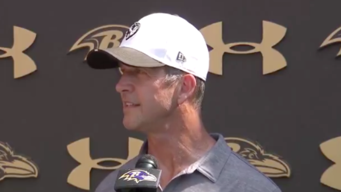 NextImg:Ravens Coach John Harbaugh Delivers Masterclass In Dealing With MSM Journalist