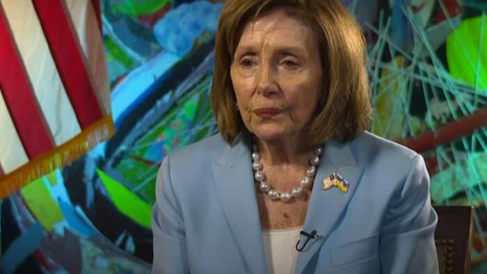 NextImg:Pelosi, Looking Tired And Rattled, Claims Trump Is "Not Of Sane Mind"