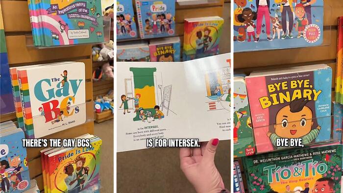 NextImg:Lesbian Couple Expose 'Gay Babies Section' In Barnes & Noble