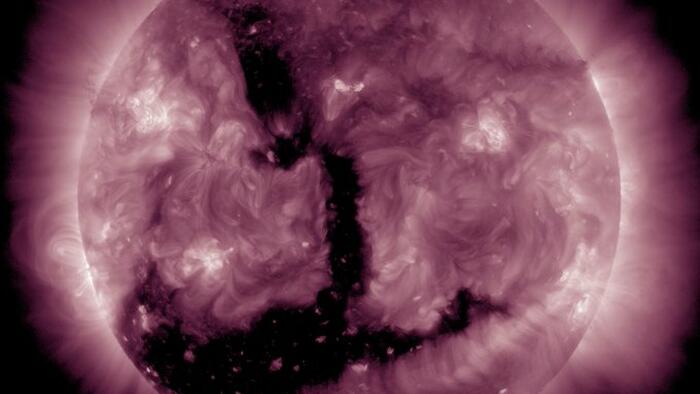 NextImg:"Now That Is A Coronal Hole. Whoa Momma."