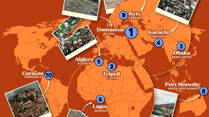 NextImg:These Are The 10 Least Livable Cities In The World