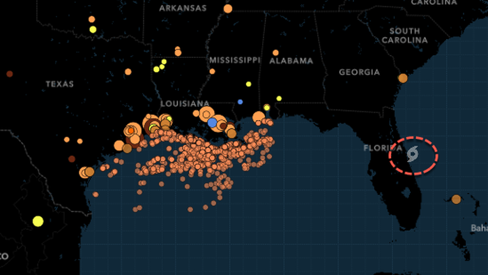 NextImg:Tropical Threat Brewing Off Florida, Gulf Of America Offshore Oil & Gas Rigs In Crosshairs