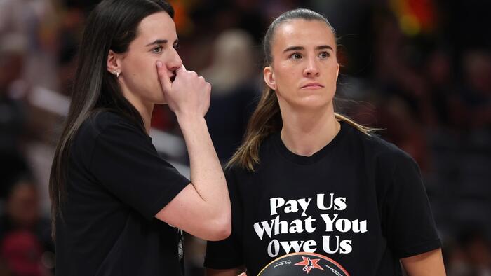 NextImg:WNBA Players Wear Delusional "Pay Us" Shirts In Protest Over Contract Dispute