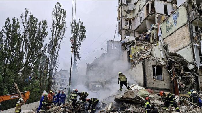 NextImg:High Death Toll In Kiev From Overnight Strikes As Russia Reports Major Advance In East
