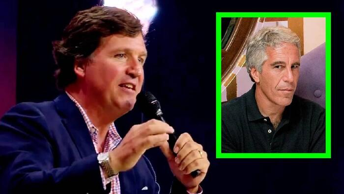 NextImg:Tucker Carlson Reveals Who He Thinks Funded Jeffrey Epstein's Crimes