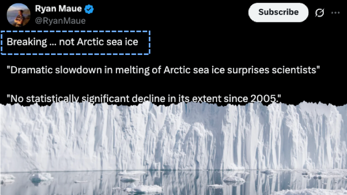 NextImg:While MSM Screamed "Climate Crisis", Arctic Ice Loss Actually Slowed