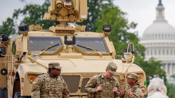 NextImg:Armed National Guard Troops To Patrol D.C. Streets In Historic Clean-Up Of Failed Democratic Leadership