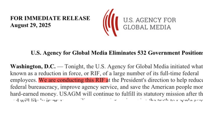 NextImg:Trump Admin Moves To Cut 500+ Positions At Taxpayer-Funded Propaganda Network, Voice Of America