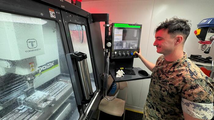 NextImg:On The High Seas, The Navy Is 3D-Printing Its Way Out Of Supply Chain Delays