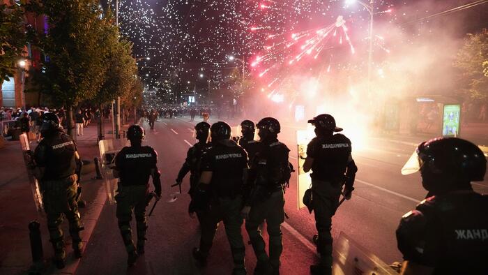 NextImg:"A Matter Of Days Before They Start Killing In The Open Streets"; Serbia President Decries Opposition Protests