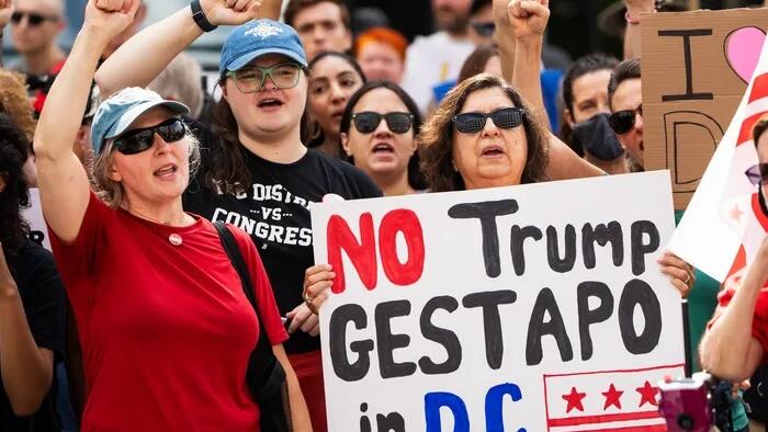 NextImg:Democrats Go Into Meltdown Mode As Trump Launches Washington DC Takeover
