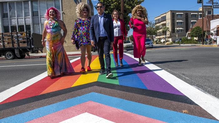 NextImg:DeSantis Orders Removal Of Gay Pride Crosswalks From Florida Streets