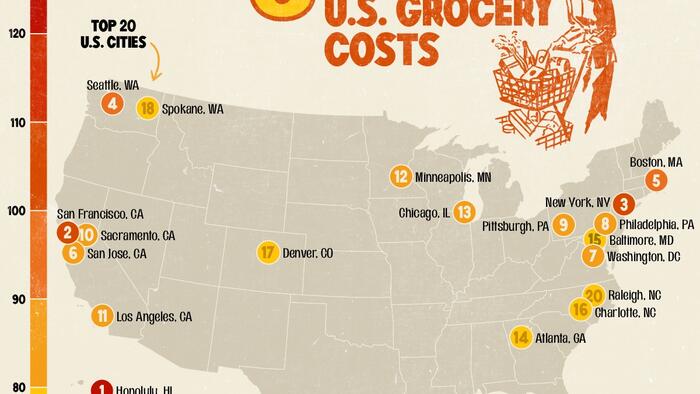 NextImg:These Are The US Cities Where Groceries Are The Most Expensive