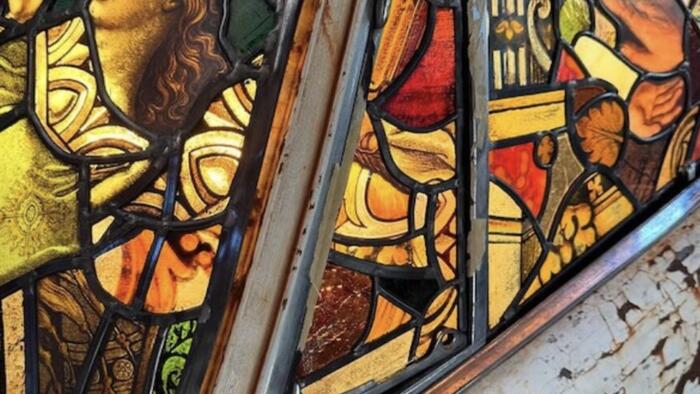 NextImg:Meet The Artist Turning Burned Vintage Porsches Into Stained-Glass Art