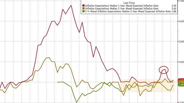 NextImg:Despite Bostic Fearmongering, Fed's Own Inflation Survey Shows No Signs Of Tariff Tantrum