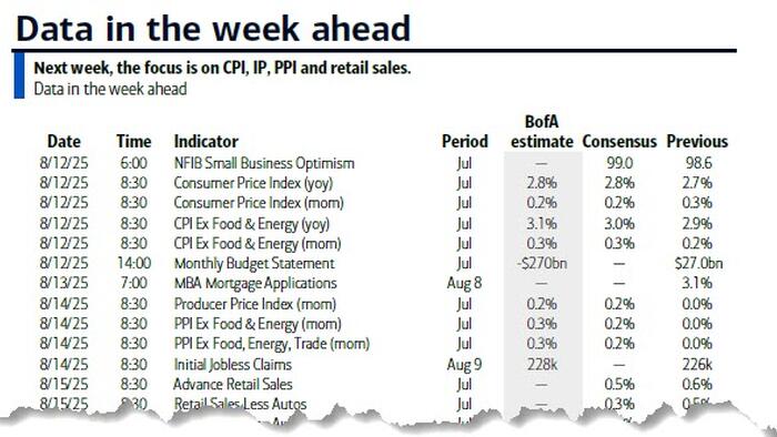 NextImg:Key Events This Week: CPI, PPI Retail Sales, Trump-Putin Summit