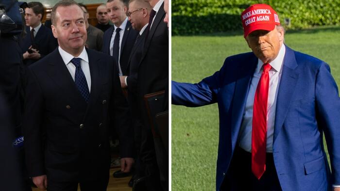NextImg:Kremlin Urges 'Careful Use Of Nuclear Rhetoric' As Medvedev Pivots To Saying Trump Blackmailed By Mossad