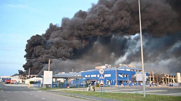 NextImg:Russia Attacks US-Owned Factory In Ukraine, While Insisting It Has Veto Power Over Any 'Security Guarantees'