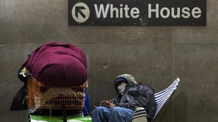 NextImg:Trump Floats Sending Homeless 'Far From The Capital'