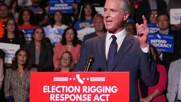 NextImg:California Democrats Unveil Proposed Congressional Map To Counter Texas Redistricting