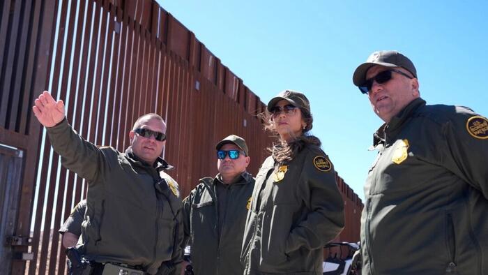 NextImg:DHS Secretary Says Southern Border Wall Will Be Painted Black To Deter Illegal Crossings