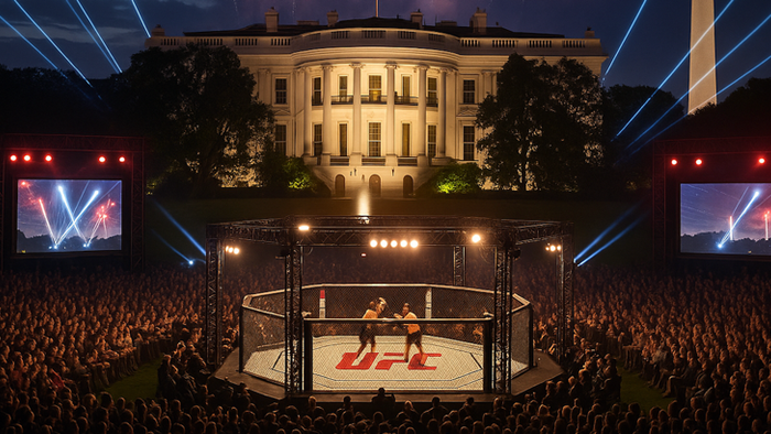 NextImg:Let's Get Ready To Rumble: UFC Cage Match Planned At White House