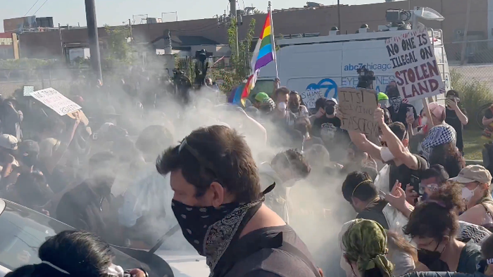 NextImg:Watch: Democratic Party's Revolutionary Arm Creates Chaos Outside Chicago ICE Facility