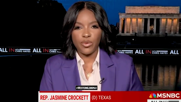 NextImg:Watch: Jasmine Crockett's Signature Accent Vanishes Live On MSNBC