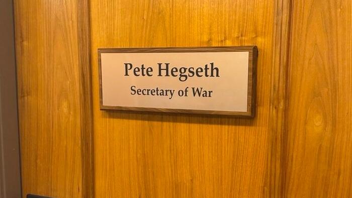 NextImg:Hegseth: The 'Department Of War' Will "Fight Decisively, Not Endless Conflicts"