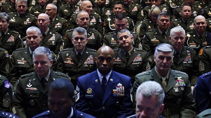 NextImg:'We Are Done With This Sh*t': Hegseth, Trump Blast Wokeness In Military Before Unimpressed Generals