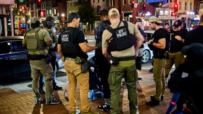 NextImg:More Than 1,900 Arrests Made In DC Since Federal Takeover Of Policing