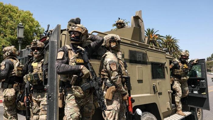 NextImg:California Bans Most Law Enforcement, Including Federal Agents, From Wearing Masks