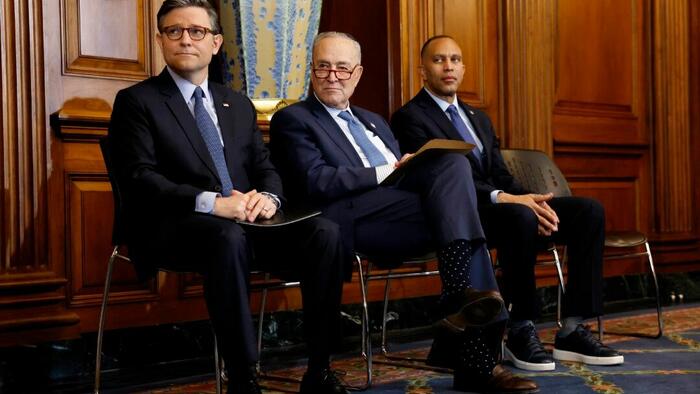 NextImg:Republican, Democratic Leaders Dig In In Shutdown Standoff Ahead Of Meeting With Trump