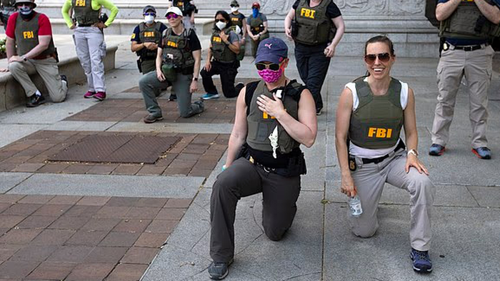 NextImg:FBI Fires 15 Agents Who Knelt At 2020 George Floyd Protest