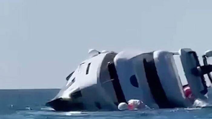 NextImg:Watch: Brand-New Superyacht Sinks Minutes After Launch