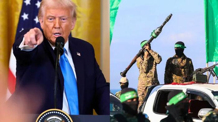 NextImg:Trump Gives Hamas 'Three Or Four Days' To Agree To Gaza Plan Or 'Pay In Hell'