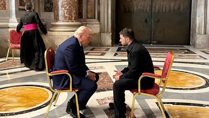 NextImg:Zelensky Is 'Going To Have To Make A Deal' With Russia, Trump Urges