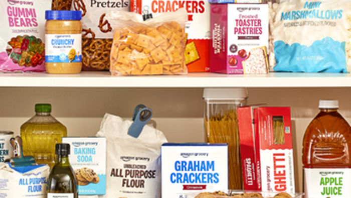 NextImg:Amazon Launches Cheap Grocery Brand As Value War With Walmart Heats Up 