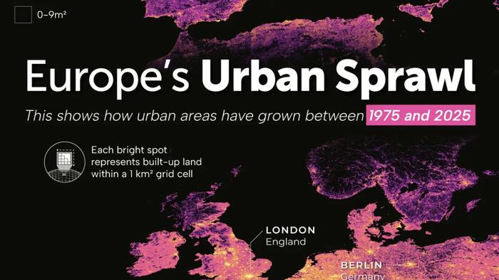NextImg:How Europe's Cities Have Grown Since 1975