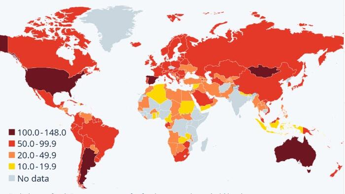Where The World Eats The Most (And Least) Meat Where The World Eats The Most (And Least) Meat
