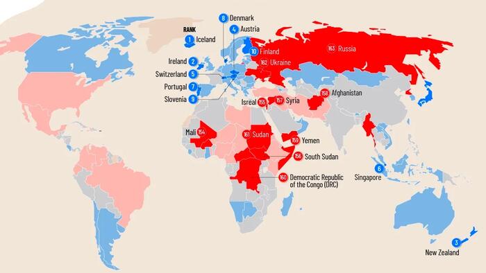 Iceland Is The World’s Most Peaceful Country Iceland Is The World’s Most Peaceful Country
