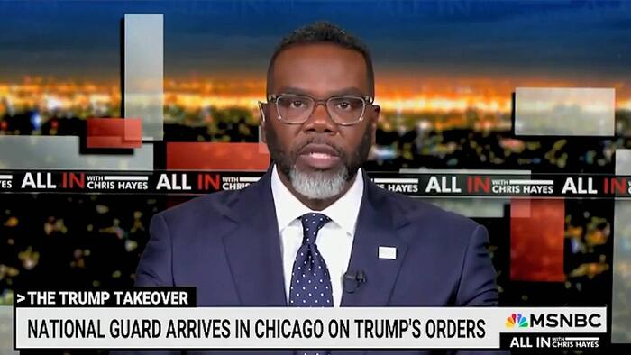 NextImg:Deranged Chicago Mayor Declares He's "Defending Humanity" From Trump