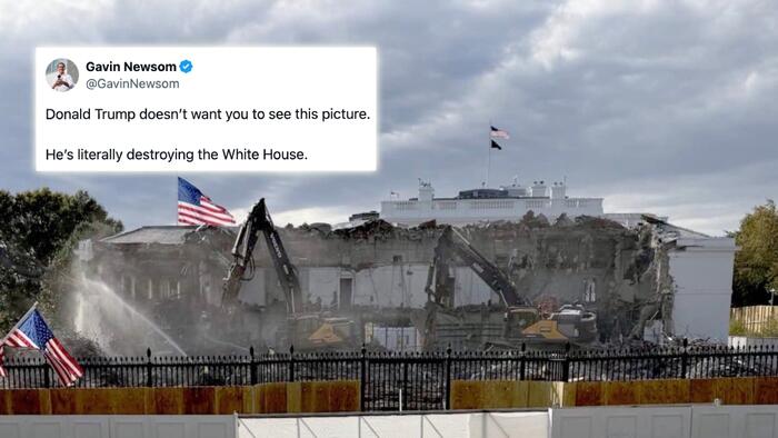 Deranged Democrats Go All In On “Trump Is Destroying The White House” Hoax Deranged Democrats Go All In On “Trump Is Destroying The White House” Hoax